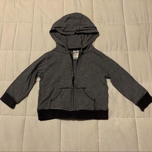 Carter’s - Zip-up Hoodie - Navy & White - Sz: 12M
